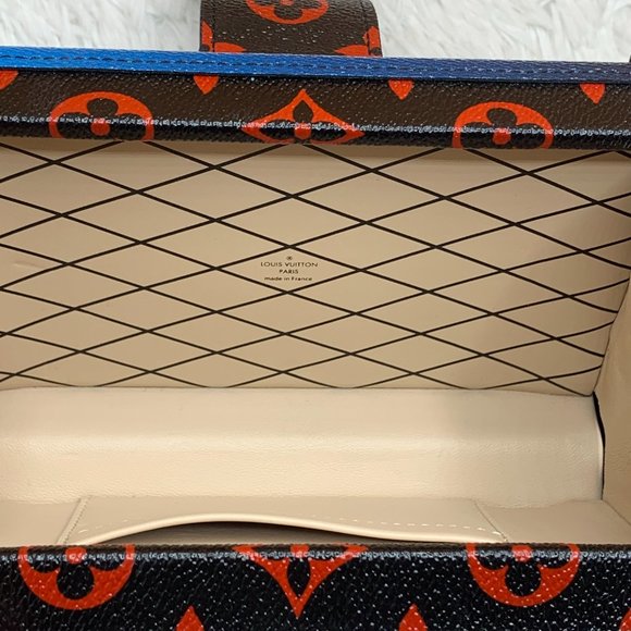 Louis Vuitton Petite Malle Race print checker trunk crossbody leather LV bag - Picture 4 of 16